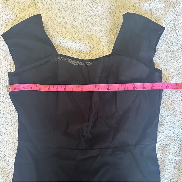 Stop Staring Beautiful Vintage Black Dress - Picture 3 of 8